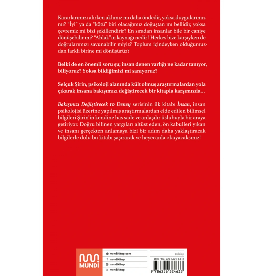 Bakışınızı Değiştirecek 10 Deney Mundi