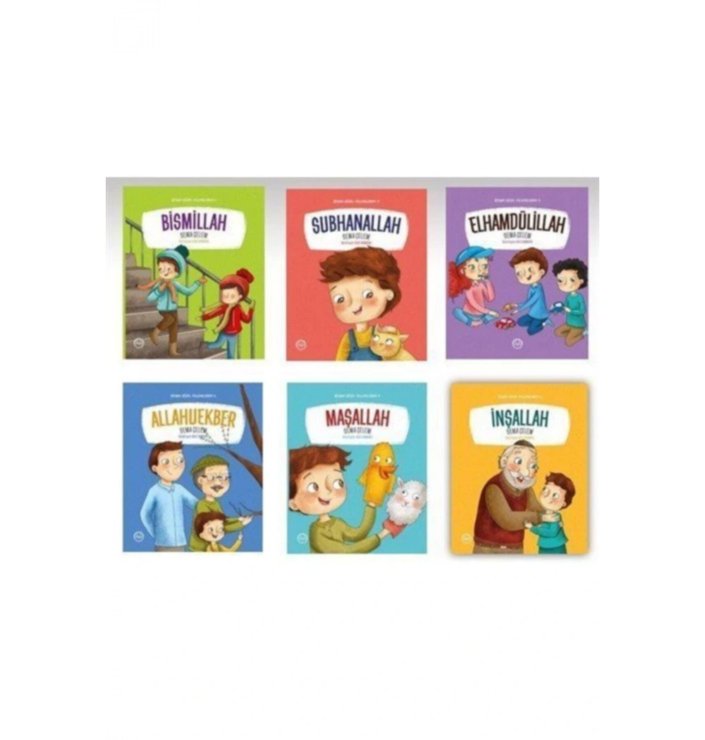 Benim Güzel Kelimelerim 6 Kitap Set  Sema Çelem  Diyanet yayın