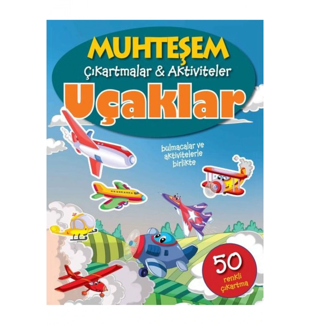 Muhteşem Çikartmalar Aktiviteler Uçaklar Parıltı