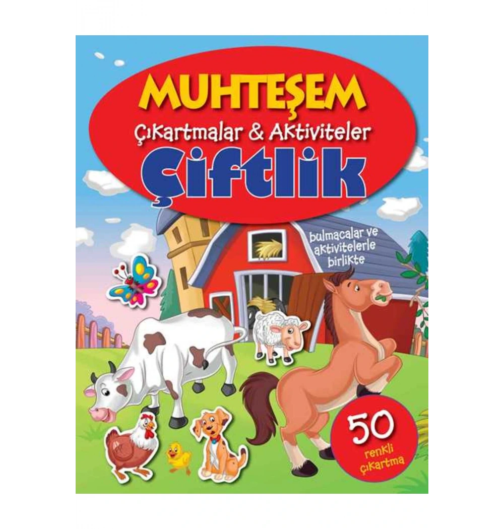 Muhteşem Çikartmalar Aktiviteler Çiftlik Parıltı