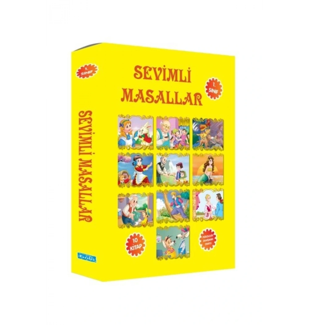 1.Sınıf Sevimli Masallar 10 Kitap Set Parıltı