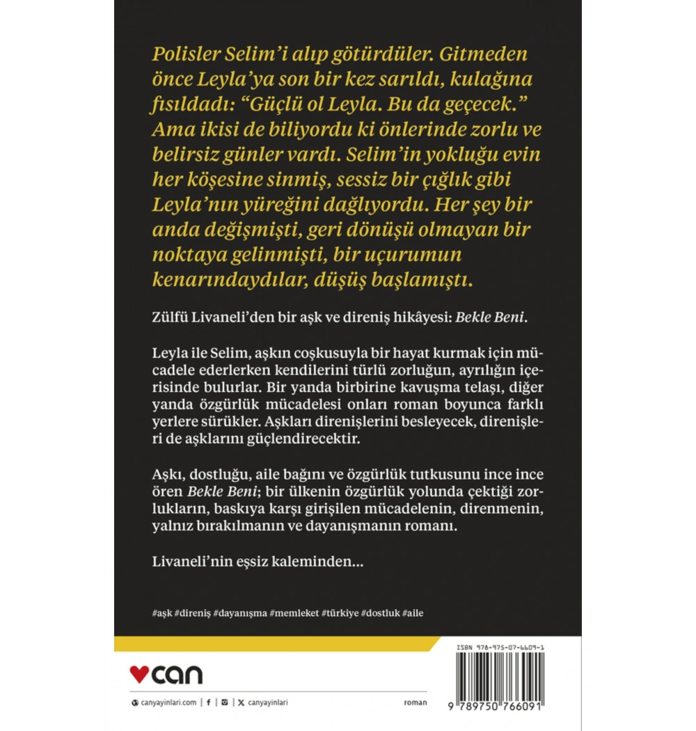 Bekle Beni Livaneli Can yayın