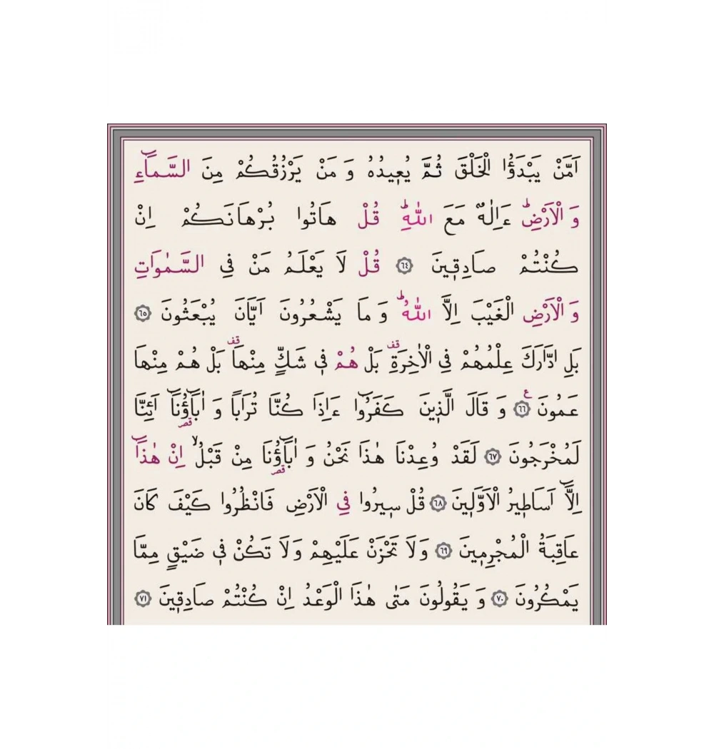 HAYRAT RAHLE BOY KADİFE KURANI KERİM ELİF VAV PEMBE RENKLİ