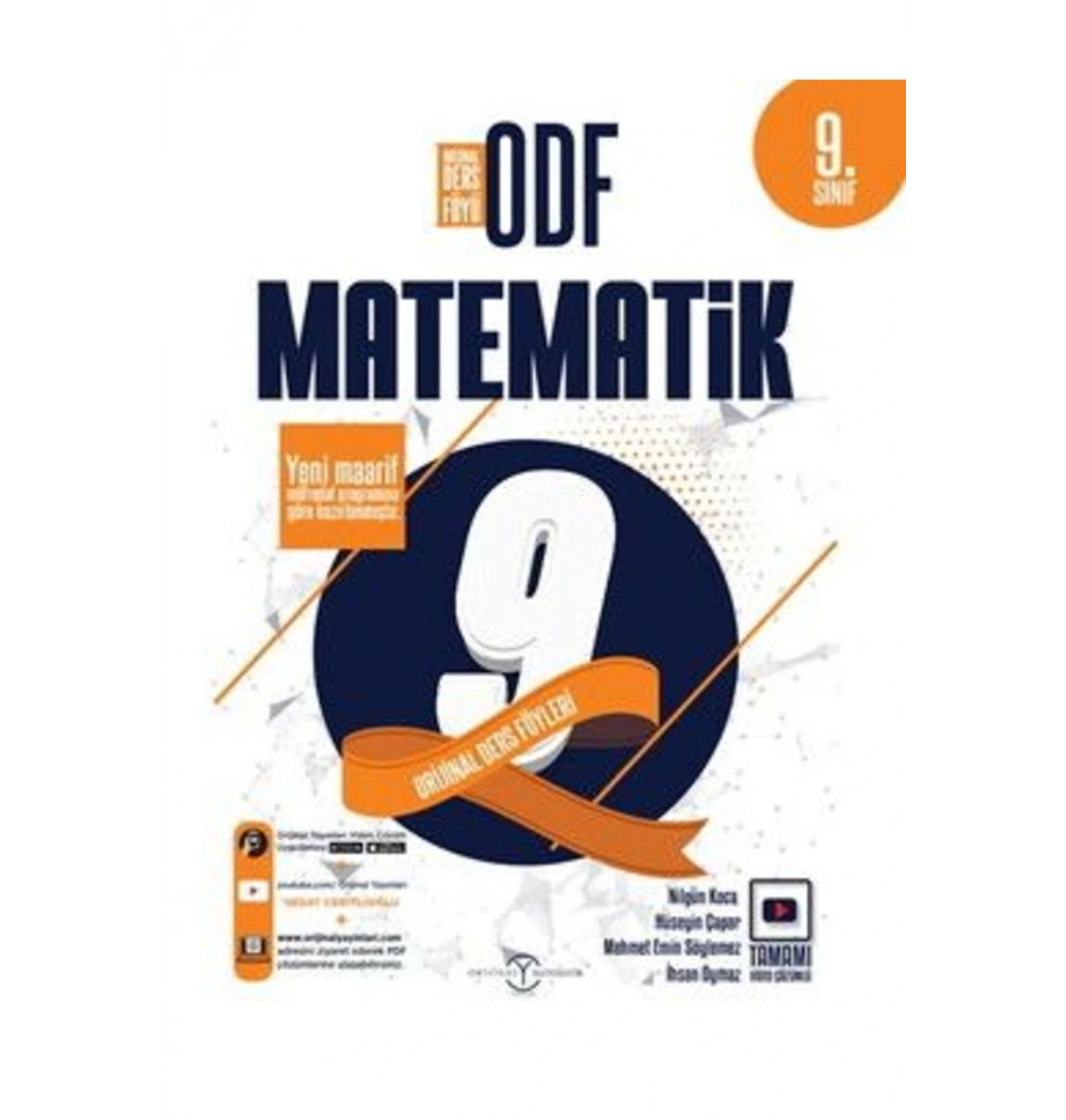 ORİJİNAL 9.SINIF ODF MATEMATİK DERS FÖYÜ