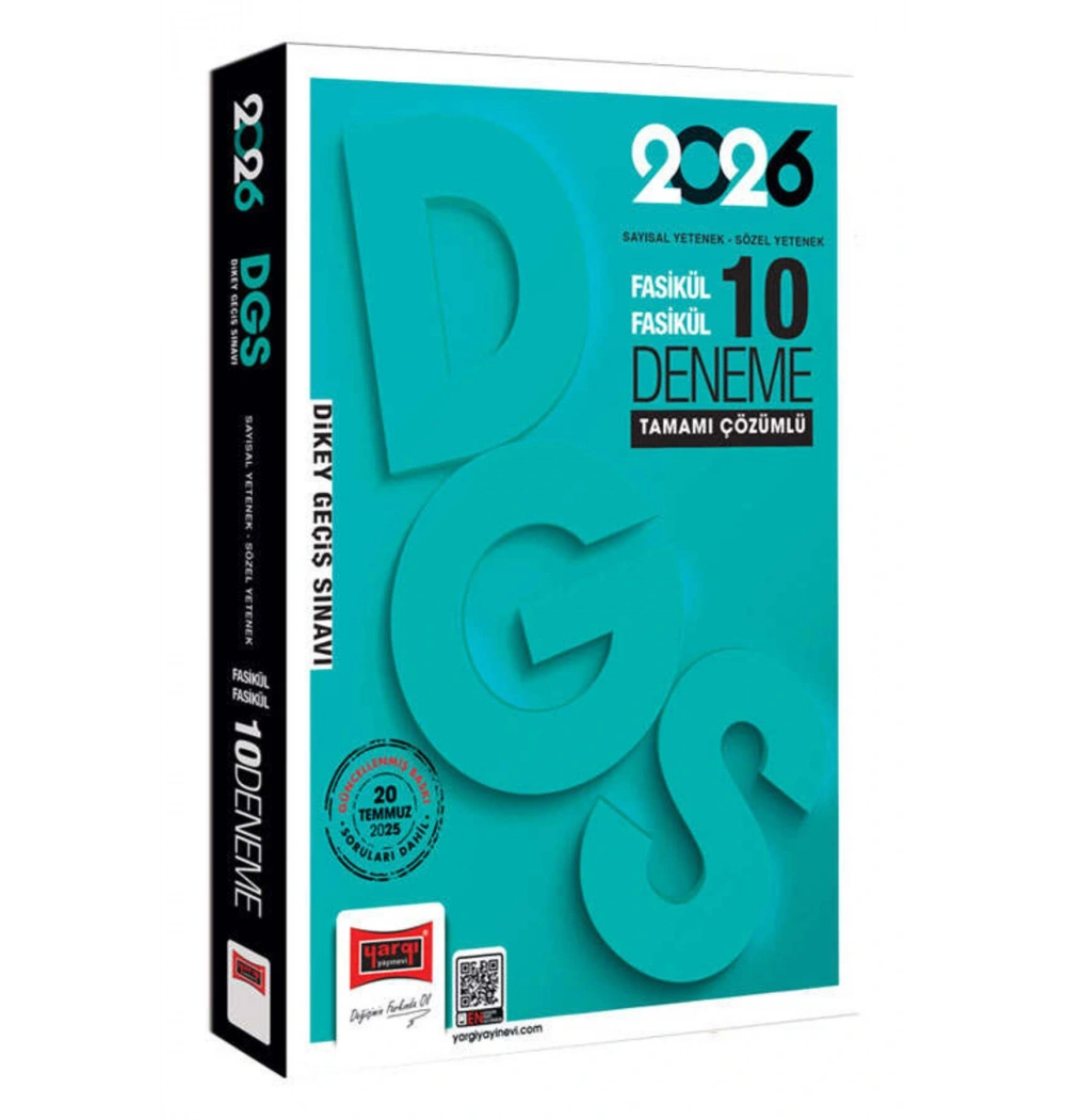 Yargı 2026 Dgs Sözel 10 Deneme