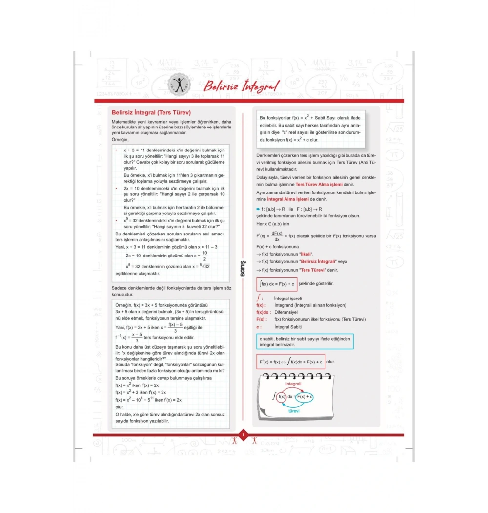 BARIŞ AYT İNTEGRAL MATEMATİK FASİKÜLLERİ
