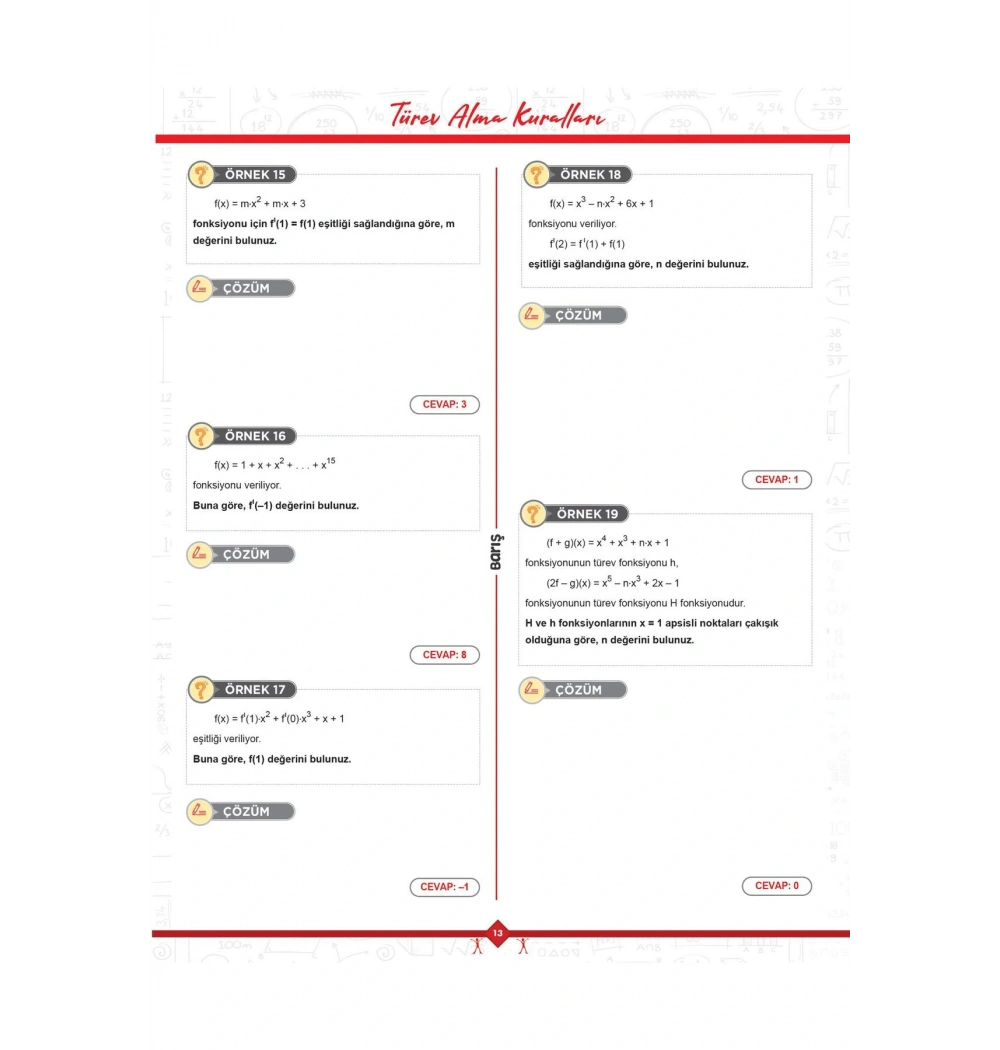 BARIŞ AYT TÜREV MATEMATİK FASİKÜLLERİ