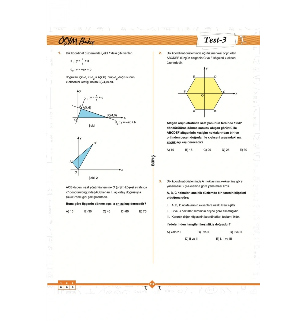 BARIŞ AYT ANALİTİK GEOMETRİ