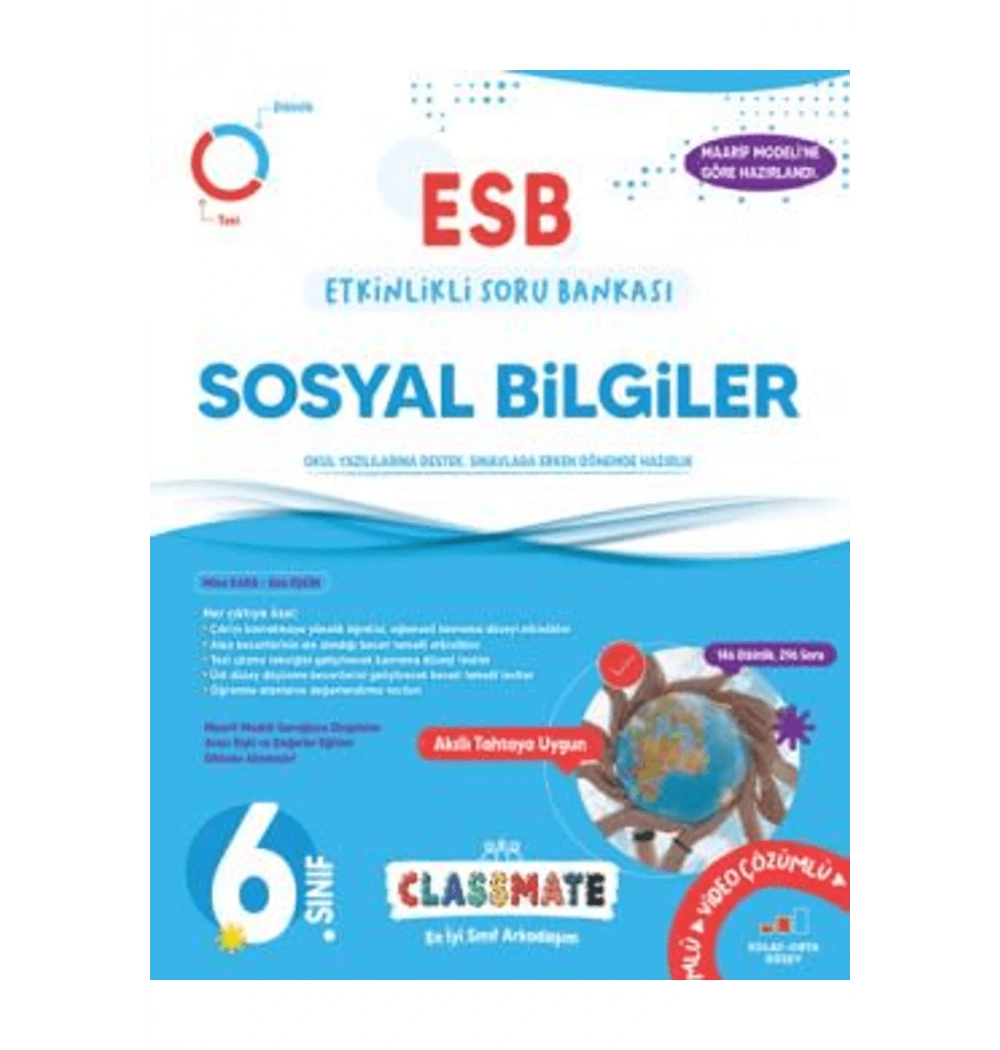 OKYANUS 6.SINIF CLASSMATE SOSYAL BİLGİLER ETKİNLİKLİ SORU BANKASI