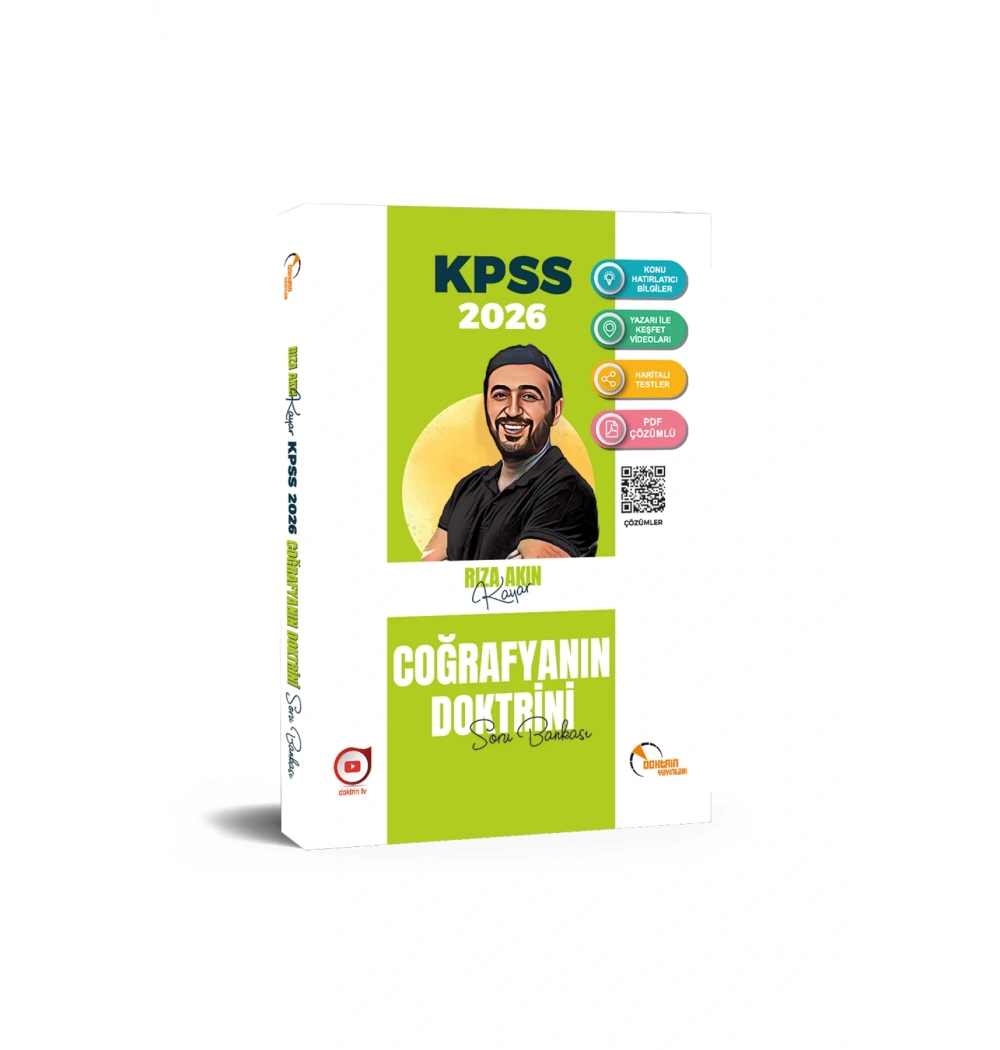 KPSS 2026 COĞRAFYANIN DOKTRİNİ SORU BANKASI DOKTRİN