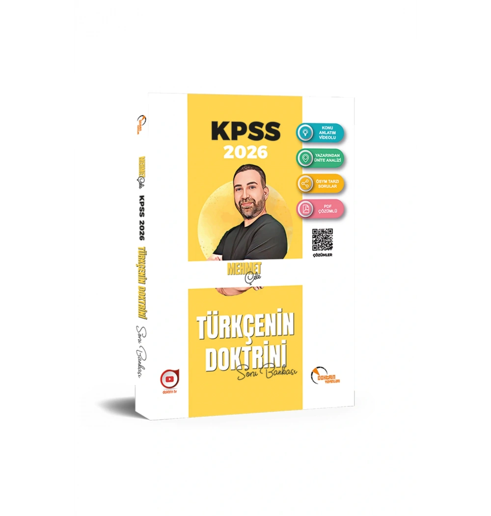 KPSS 2026 TÜRKÇENİN DOKTRİNİ SORU BANKASI DOKTRİN