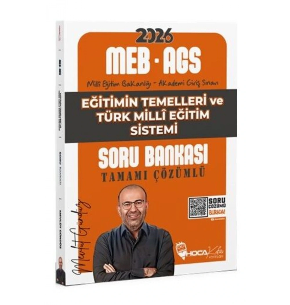 MEB AGS EĞİTİMİN TEMELLERİ ÇÖZÜMLÜ SORU BANKASI HOCA KAFASI