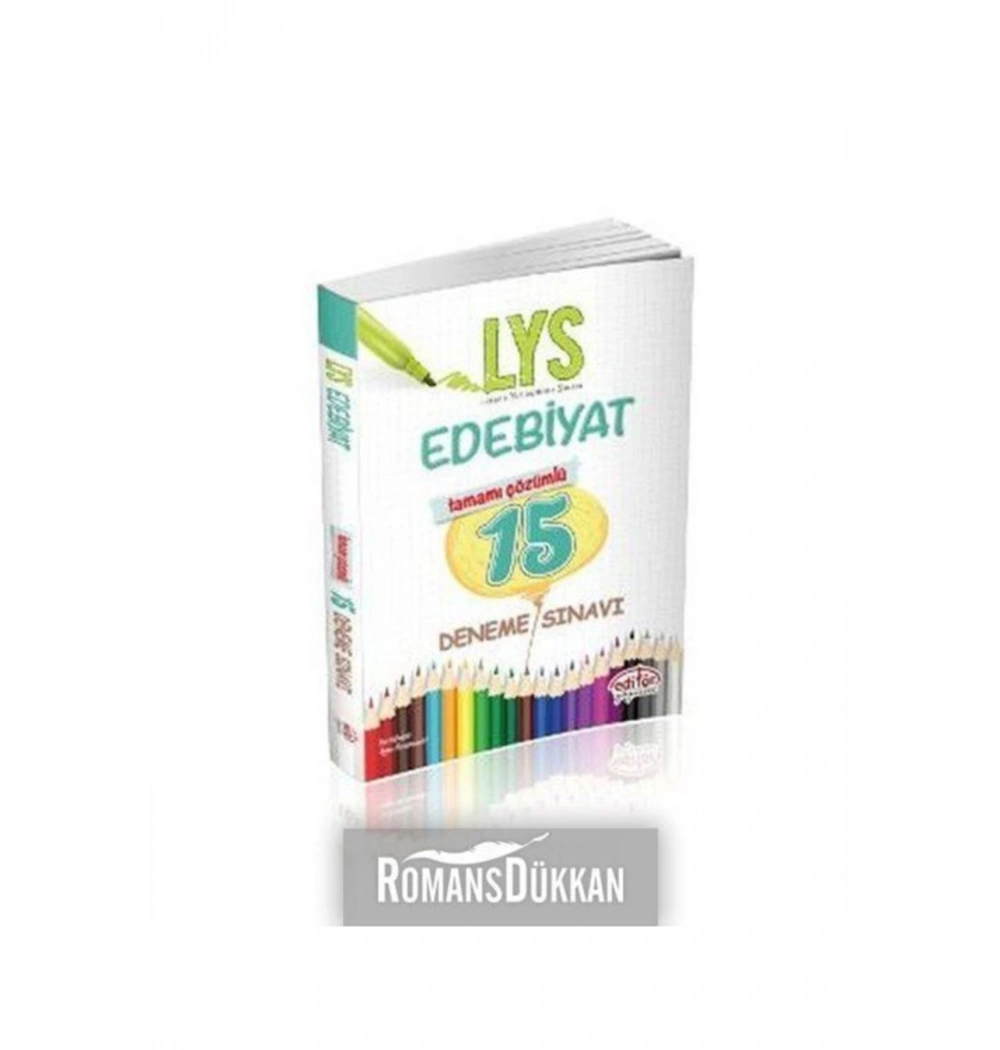 EDİTÖR LYS EDEBİYAT 15 ÇÖZÜMLÜ DENEME SINAVI DEFTERİ