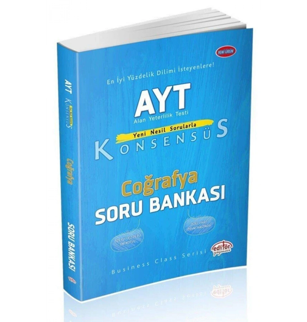 EDİTÖR AYT COĞRAFYA SORU BANKASI
