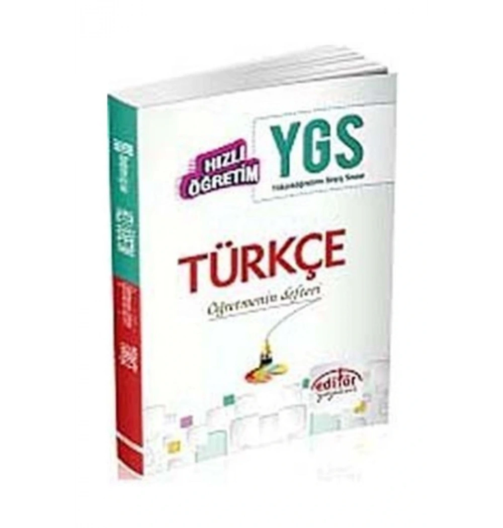 EDİTÖR YGS TÜRKÇE KONU. ÖĞR DEFTERİ