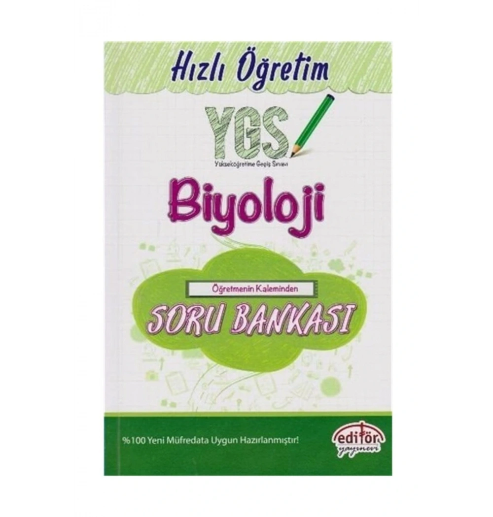 EDİTÖR YGS BİYOLOJİ SORU BANKASI