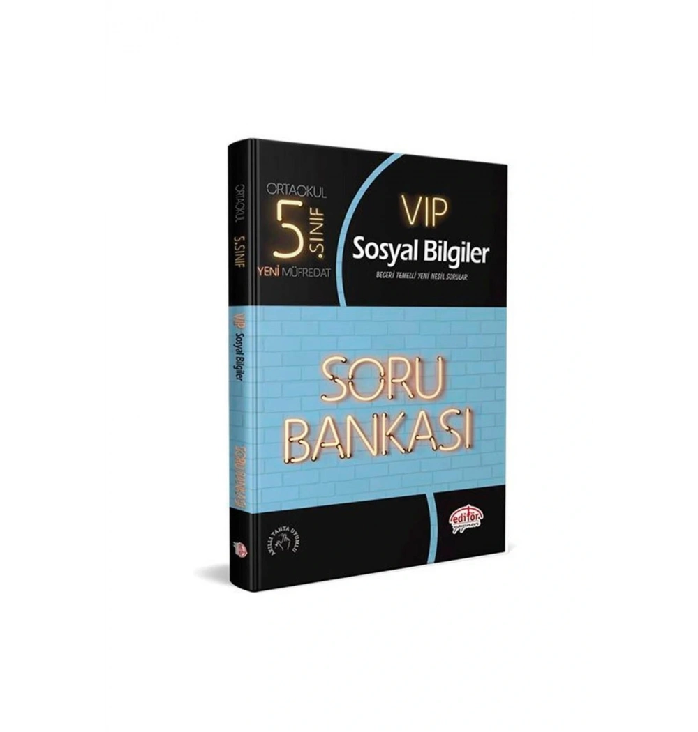 EDİTÖR 5.SINIF VİP SOSYAL BİLGİLER SORU BANKASI