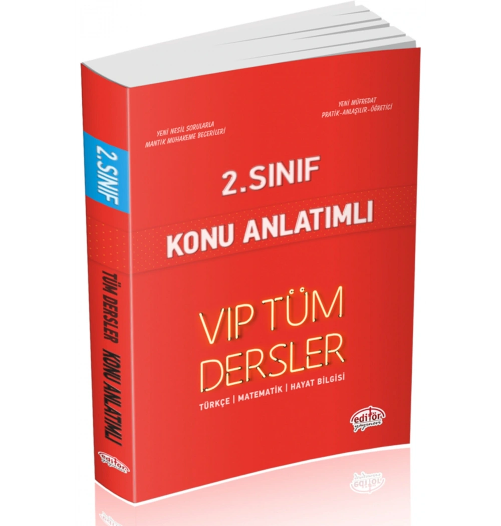 EDİTÖR 2.SINIF VİP TÜM DERSLER KONU ANLATIMLI