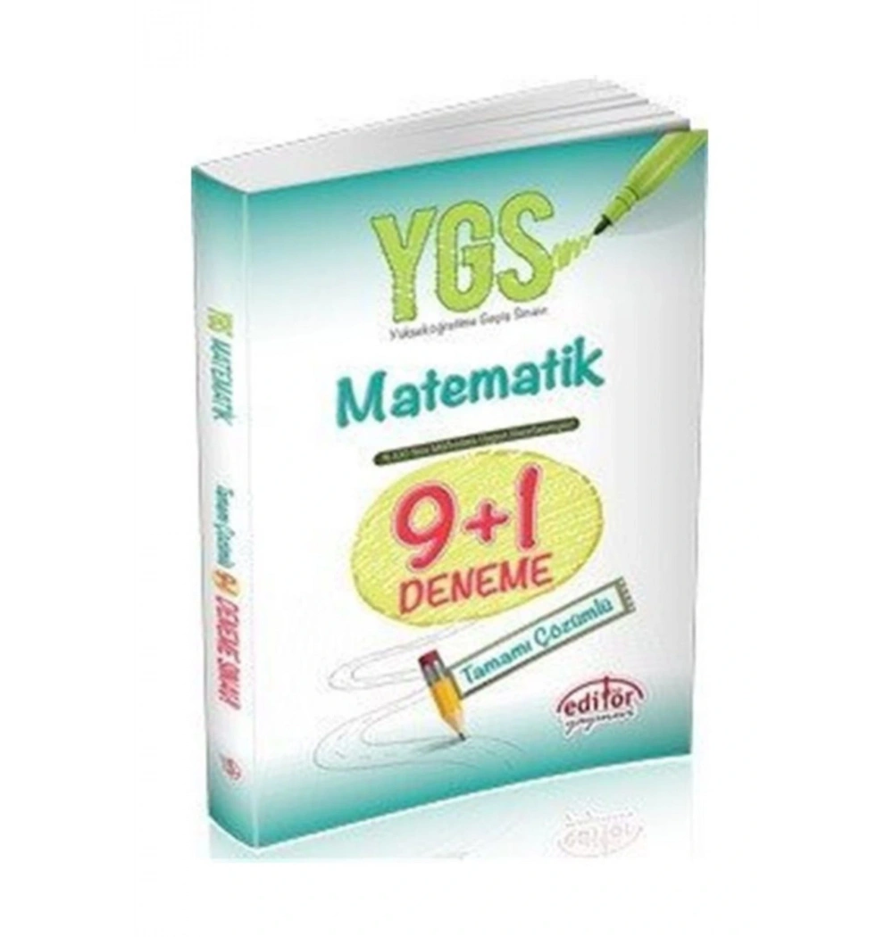 EDİTÖR YGS MATEMATİK 9+1 DENEME