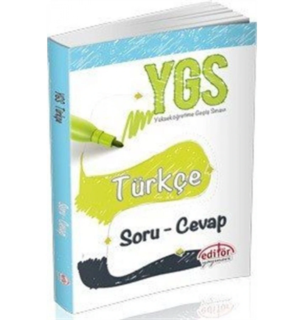 EDİTÖR YGS TÜRKÇE SORU-CEVAP