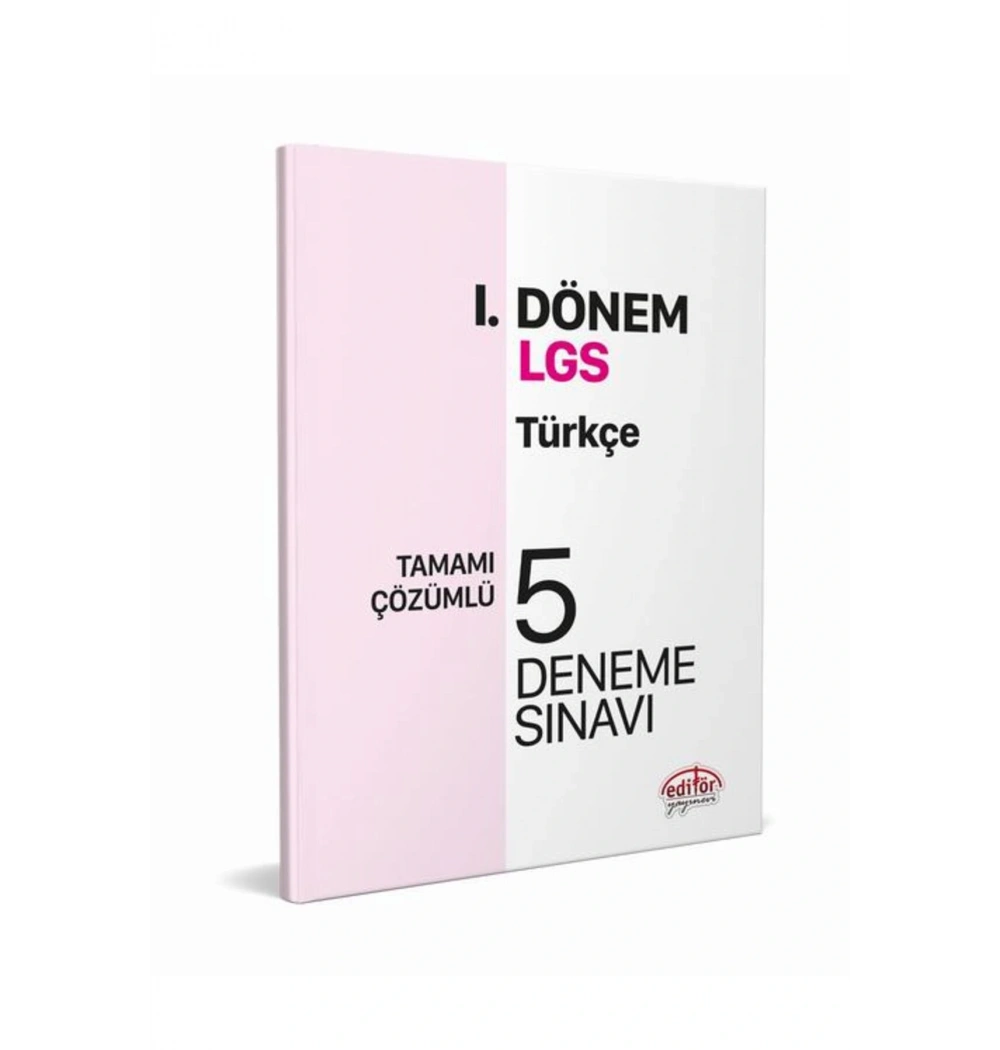 EDİTÖR LGS 1.DÖNEM TÜRÇE 5 DENEME