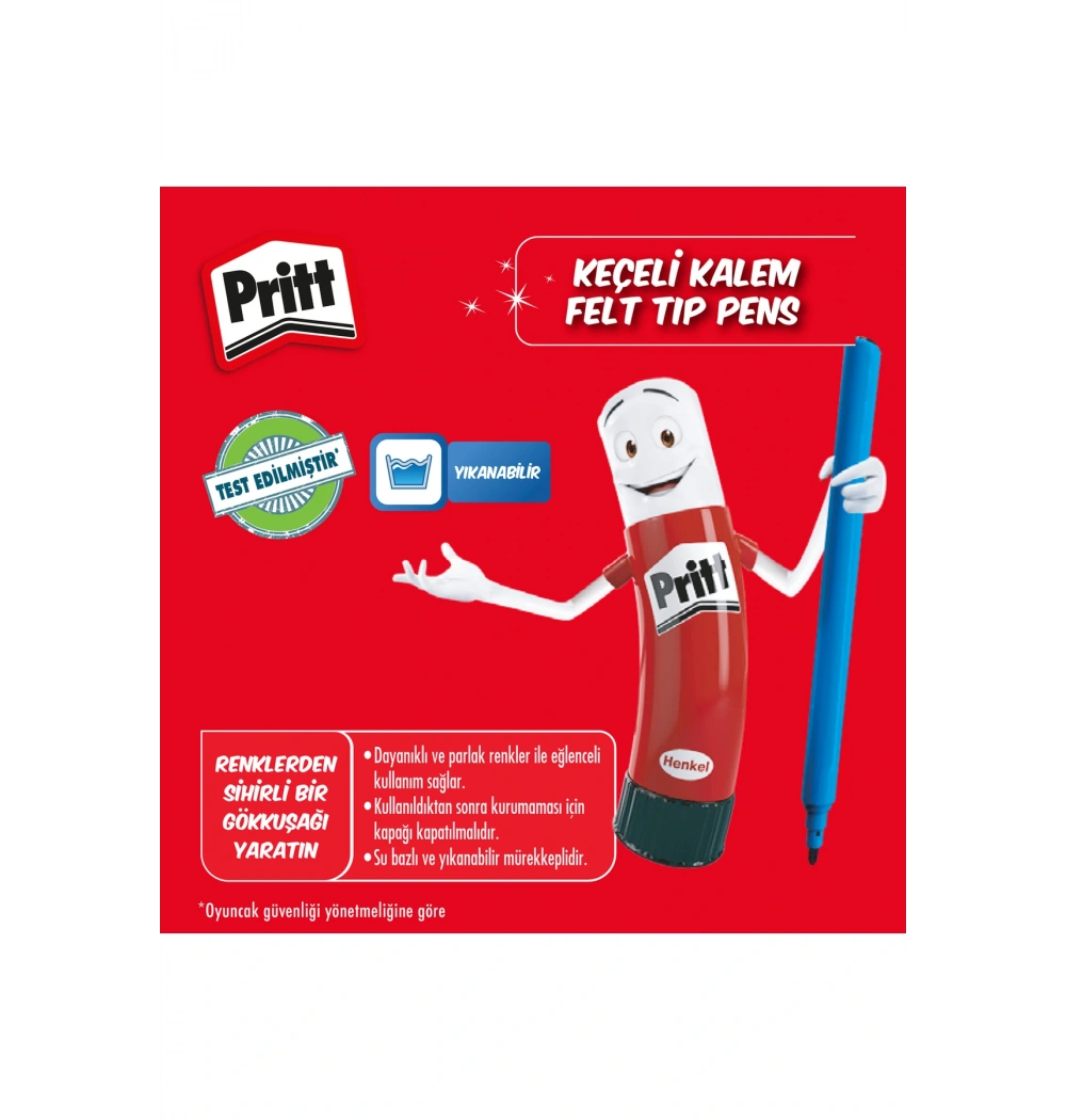 PRİTT KEÇELİ KALEM 24 RENK