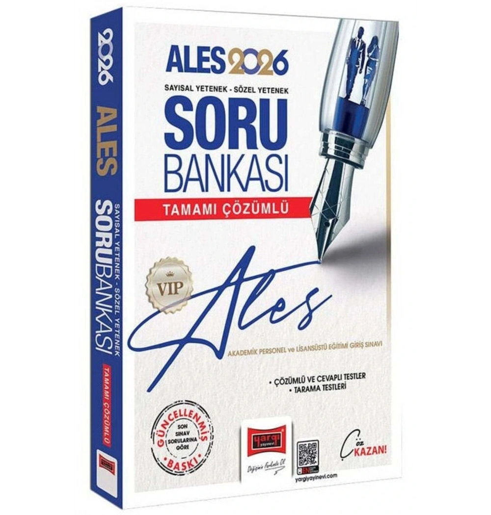 Yargı 2026 Ales Vip Sayısal Çözümlü Sözel Soru Bankası