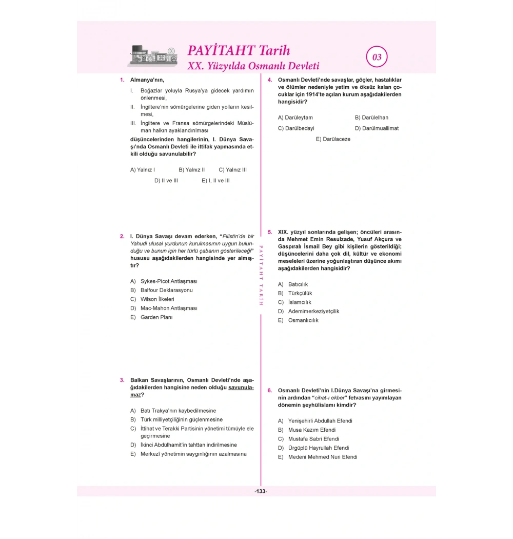 Doktrin Kpss 2022 Tarih Soru Bankası