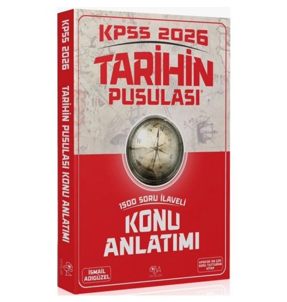 Cba Kpss Tarihin Pusulası Konu Anlatım 1500 Soru İlaveli