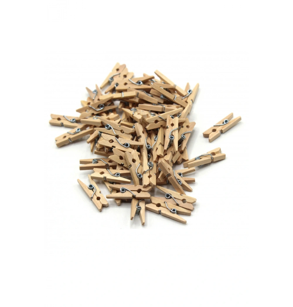 U-4 MANDAL Mini Öğrenci Mandalı Naturel U4-1068