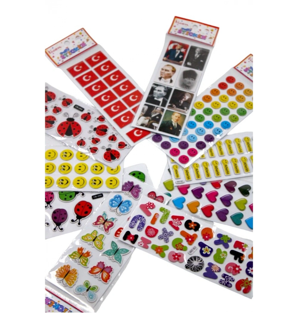 TİCON.TPS-001/14.PUFFY STİCKER GÜLEN YÜZ KOD:348871
