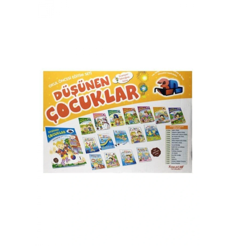DÜŞÜNEN ÇOCUKLAR okul öncesi EĞİTİM SETİ 48-60 AY KODLAMALI