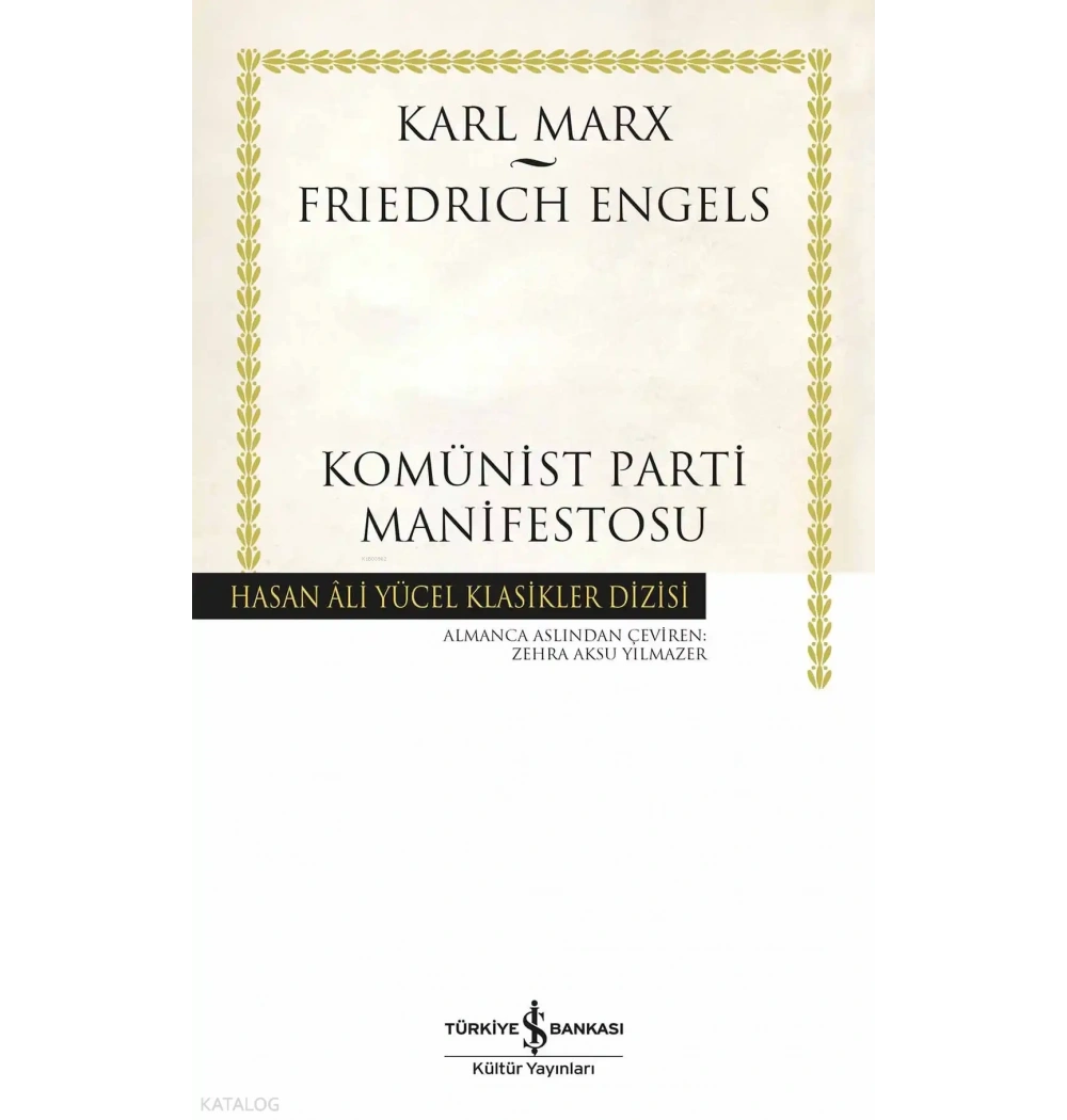 Komünist Parti Manifestosu Karl Marx İş Bankası
