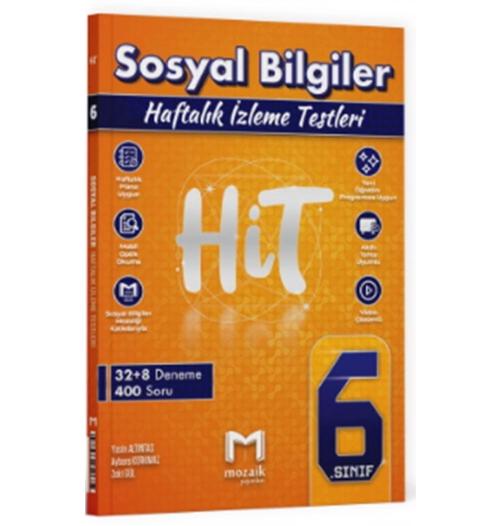 Mozaik 6. Sınıf Sosyal Bilgiler Haftalık İzleme Testleri