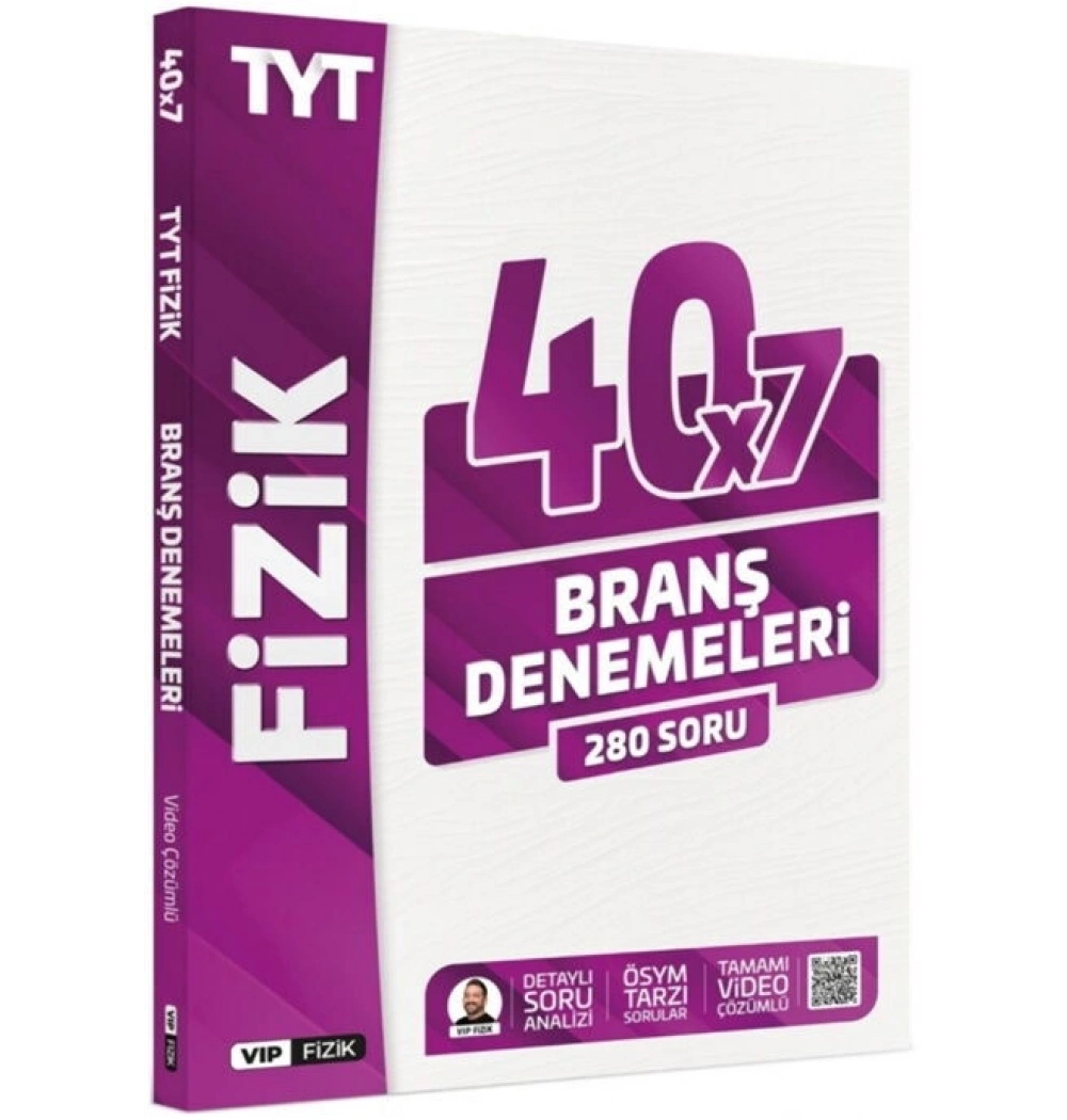VİP FİZİK TYT 40 BRANŞ DENEME 280 SORU