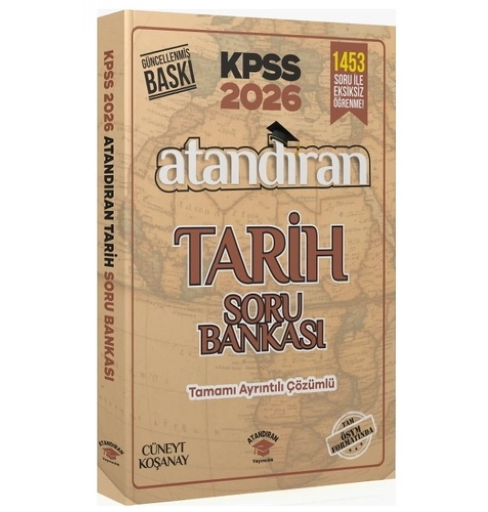 Kpss 2026 Atandıran Tarih Soru Bankası Çözümlü Atandıran yayın