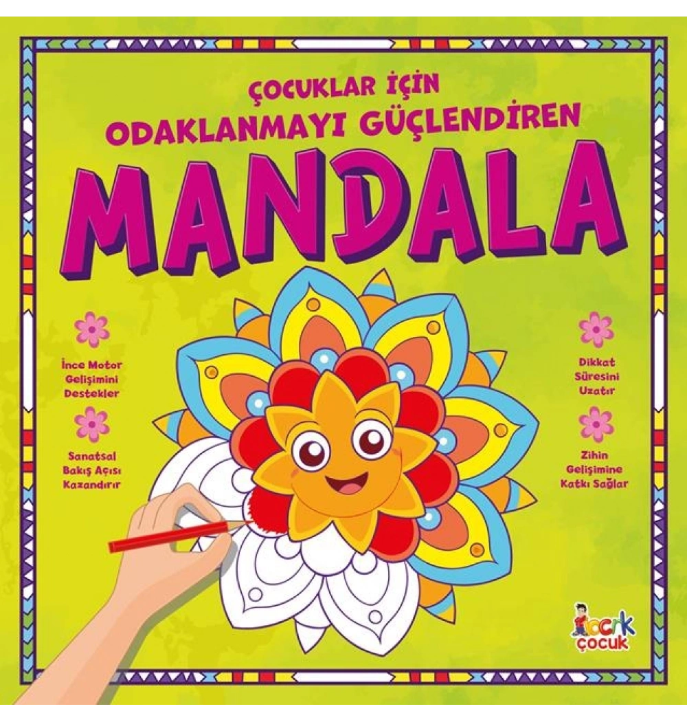 ÇOCUKLAR İÇİN ODAKLANMAYI GÜÇLENDİREN MANDALA BICIRIK