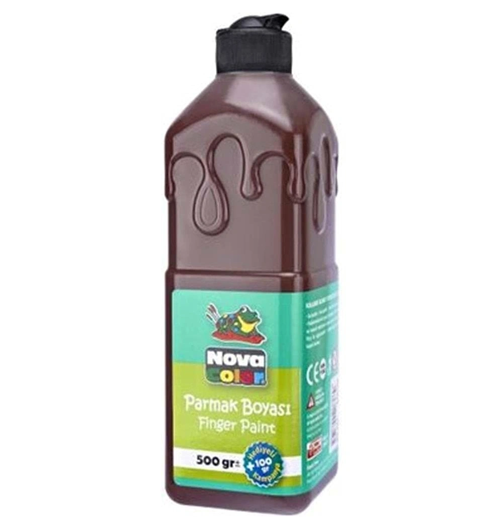 Nova Color Parmak Boyası 500Gr. Kahverengi Nc-376
