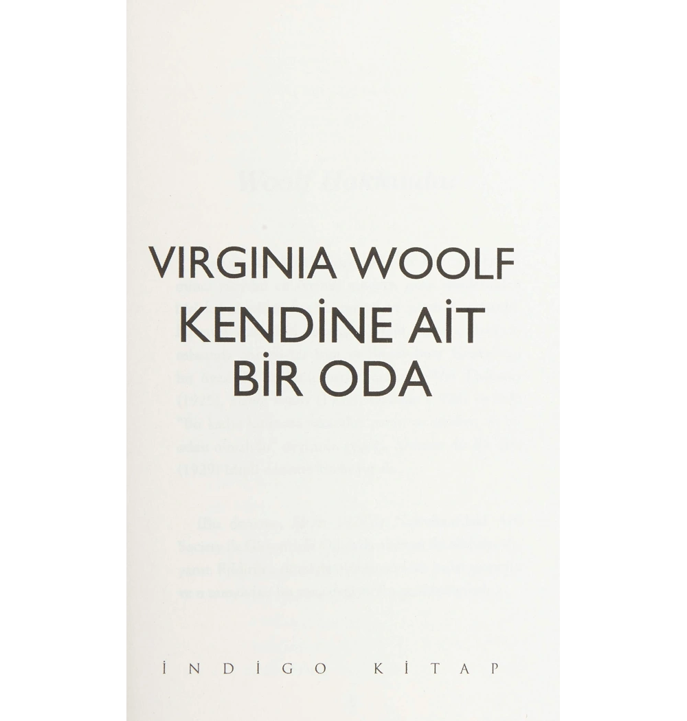 Kendine Ait Bir Oda  İndigo