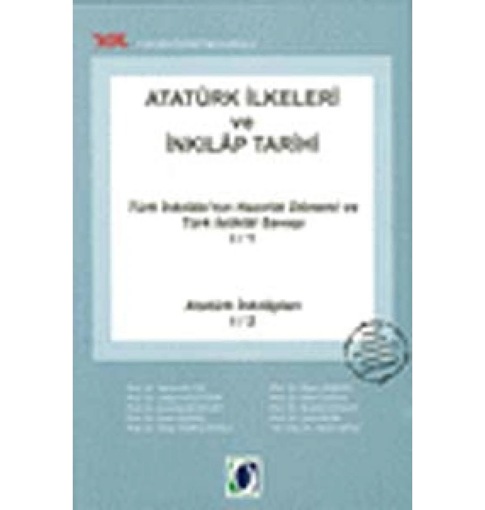Atatürk İlkeleri İnk.Tarihi 1-1 1-2 Ayraç