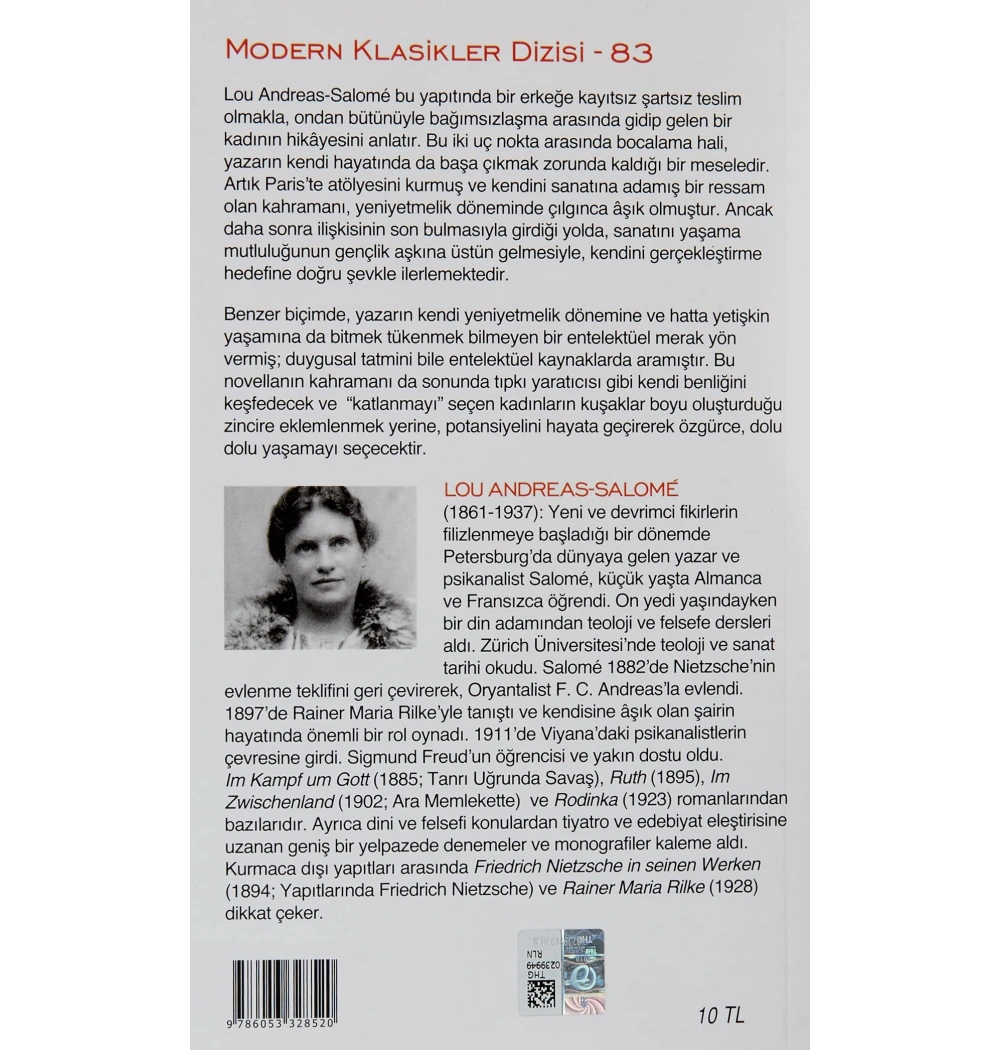 Arayışlar. Lou Andreas Salema  İş Bankası