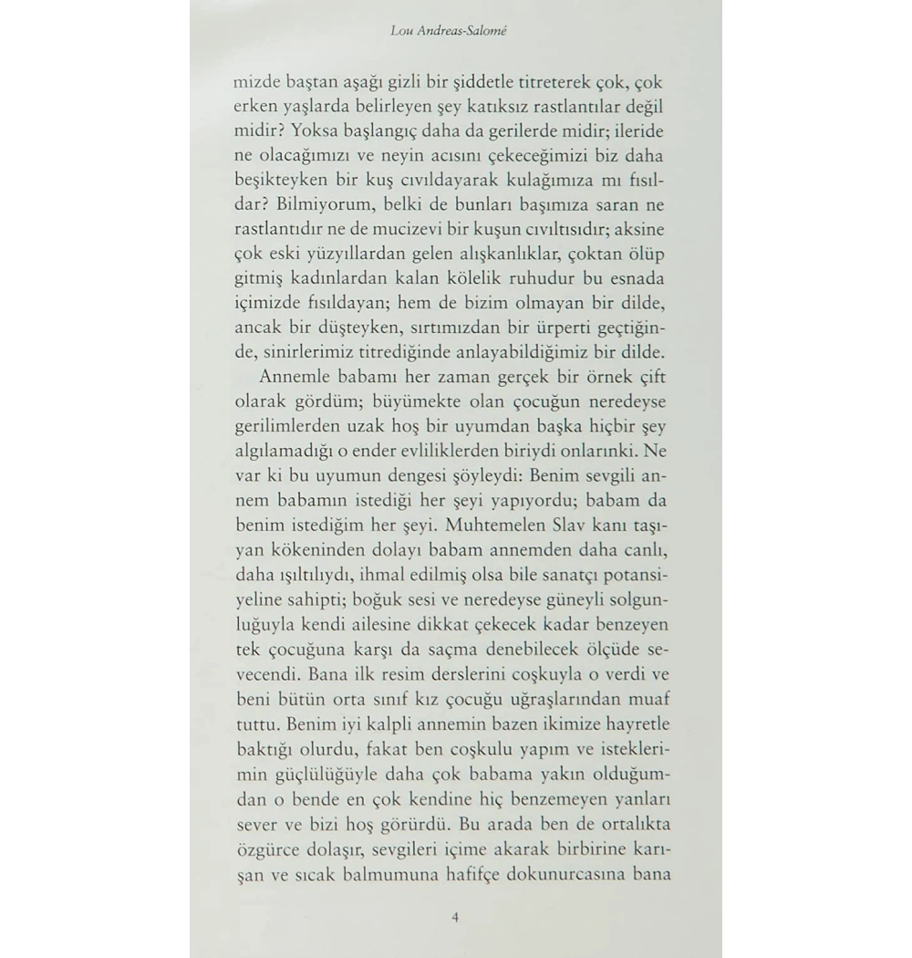 Arayışlar. Lou Andreas Salema  İş Bankası