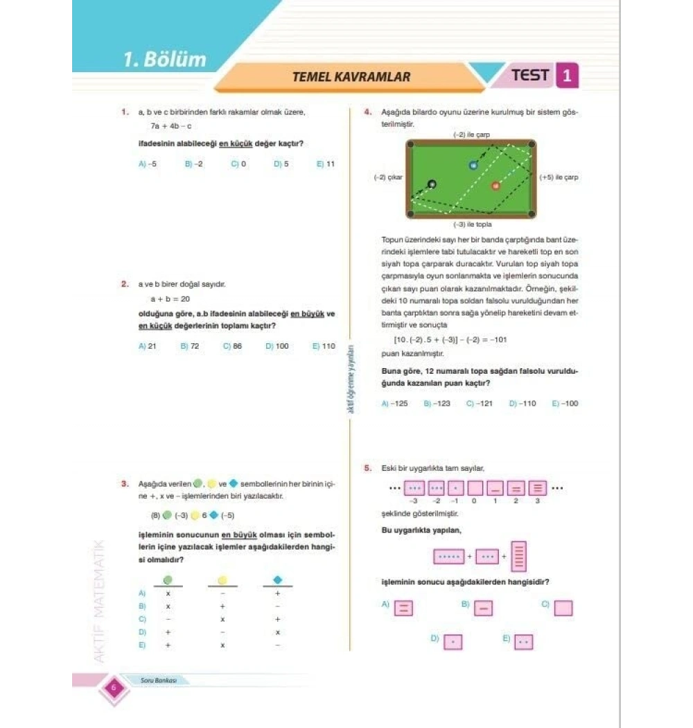 Tyt Akti̇F Matematik Soru Bankasi