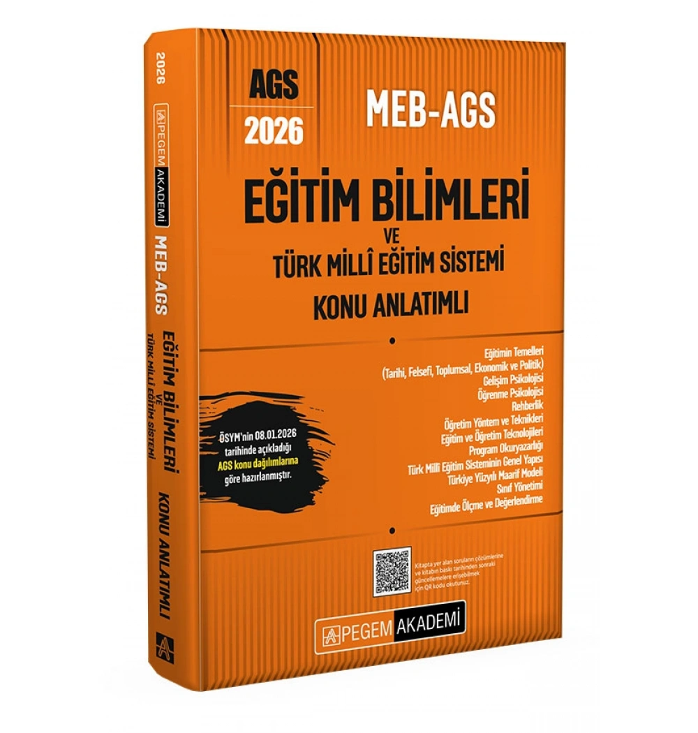 Pegem 2026 Meb Ags Eğitim Bilimleri Türk Milli Eğitim Sistemi Konu Anlatımlı