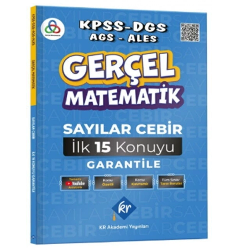 Kpss DGS AGS ALES Gerçel Matematik Sayılar Cebir İlk 15 Konuyu Fulle KR Akademi