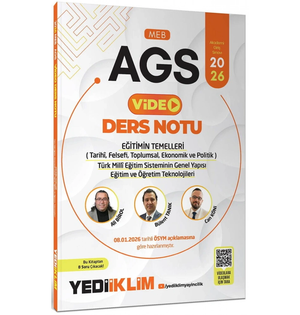 2026 Meb Ags Eğitim Temelli Video Ders Notu Yediiklim