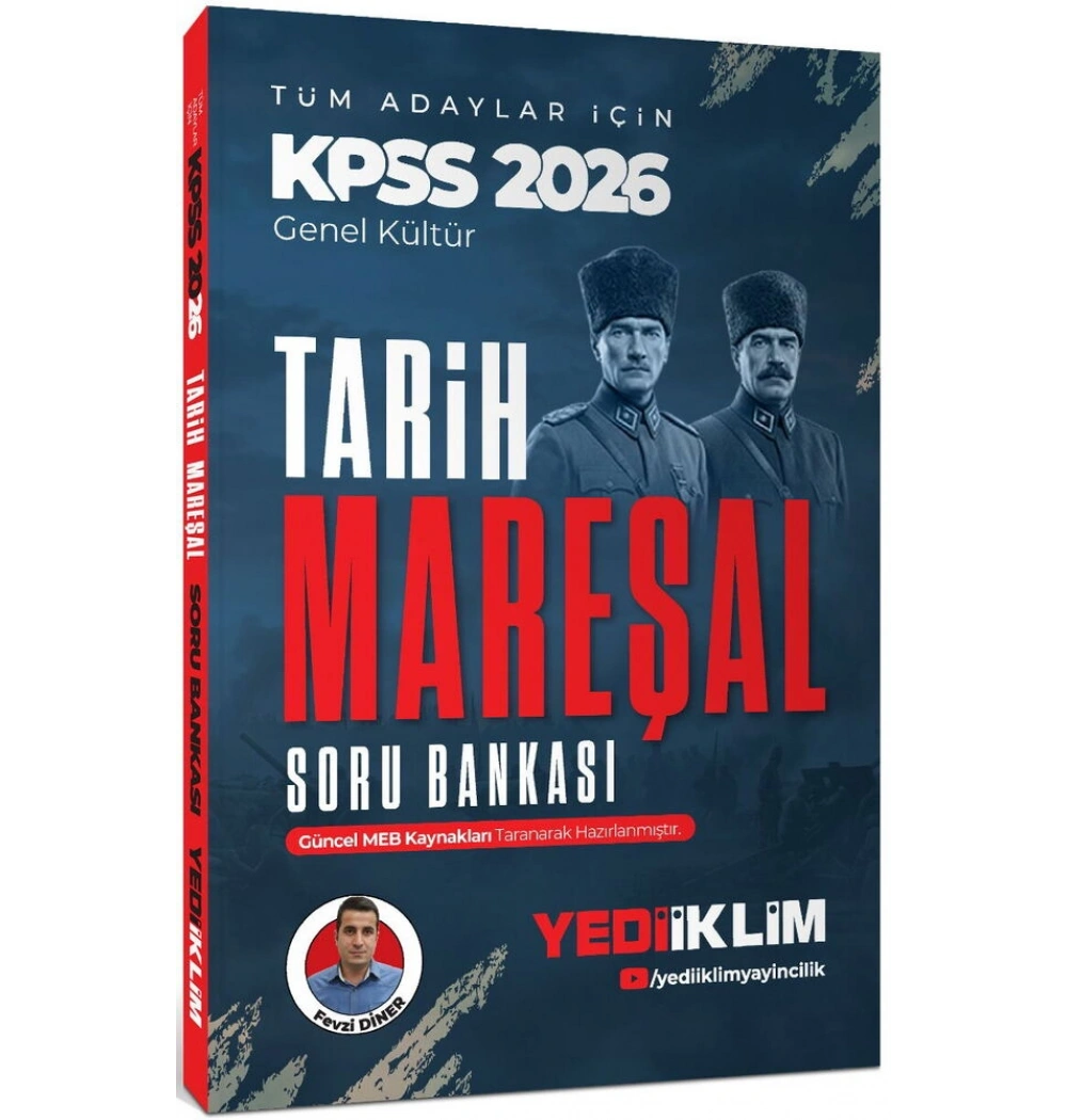 Kpss Tüm Adaylar Tarih Mareşal Soru Bankası Yediiklim