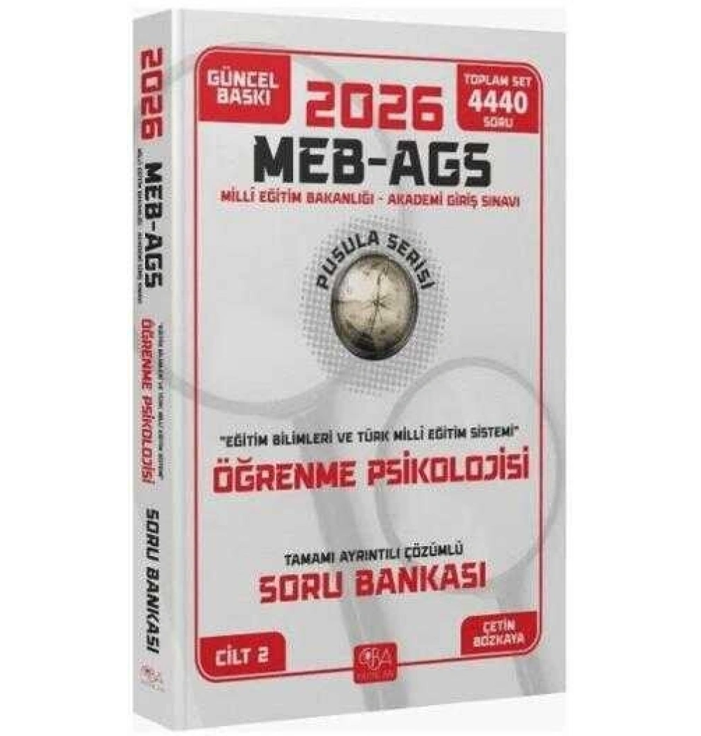 Cba 2026 Meb Ags Öğrenme Psikolojisi Çözümlü Soru Bankası Pusula Serisi