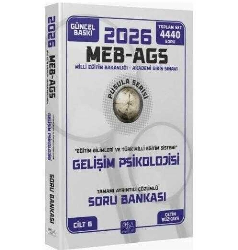 Cba 2026 Meb Ags Gelişim Psikolojisi Çözümlü Soru Bankası Pusula Serisi