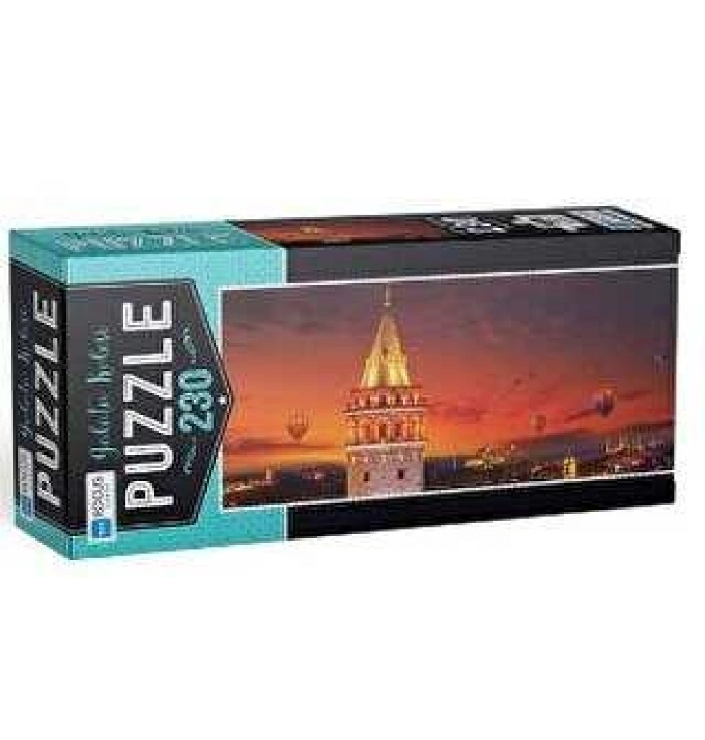Blue Focus Kutulu 230 Parça Puzzle Galata Kulesi Mavi Lale